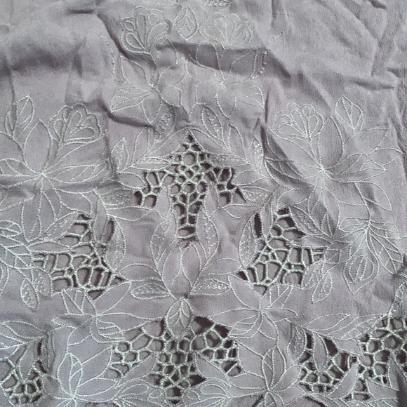 Astr The Label Rayon V-Neck Floral Cut Out Bell Sleeve Boho Blouse Women’s S - Picture 7 of 9